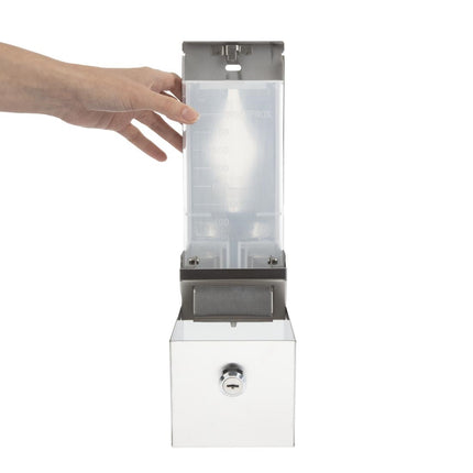 1 Liter Stainless Steel Soap Dispenser | Jantex 4