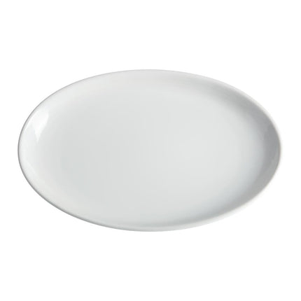 Deep Oval Whiteware Serving Dishes 36.5x23.5cm | Olympia | 2 Pieces 2
