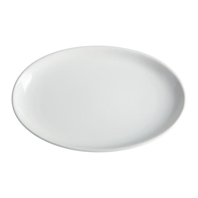Deep Oval Whiteware Serving Dishes 36.5x23.5cm | Olympia | 2 Pieces 2