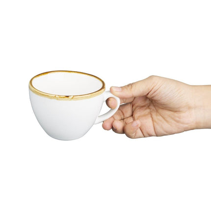 Kiln Chalk White Cups 230ml | Olympia 5