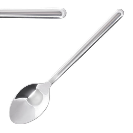 Henley Polished Stainless Steel Pudding Spoons (12 pcs) | Olympia