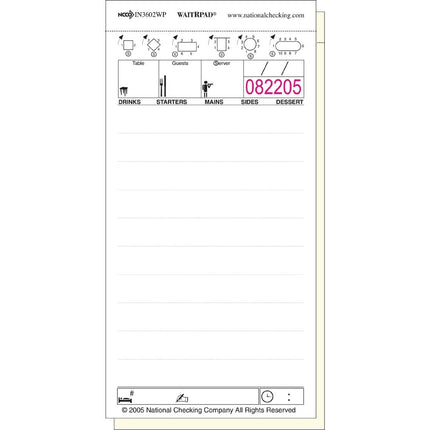 Order Pad with Table Layout and Seating Plan | 50 Tickets 3