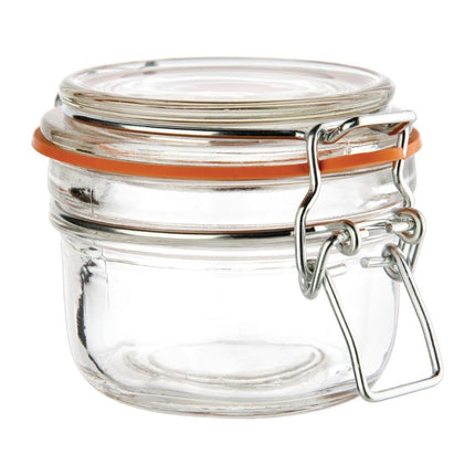 Glass Canning Jars with Airtight Seal | Vogue | 12.5cl (6 Pieces)
