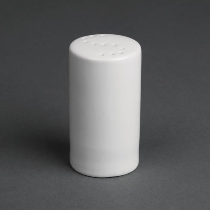 Whiteware Salt Shaker 8cm | Olympia