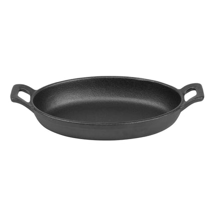 Cast Iron Oval Earthenware Dish 180x120mm | Olympia