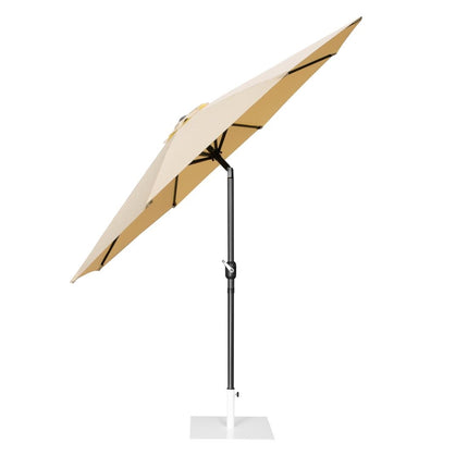 Round UV-Resistant Parasol 3M Diameter | Bolero Sevilla | Cream 3
