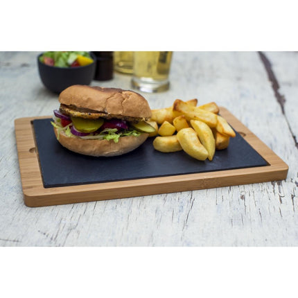 Slate Serving Boards 28 x 18cm | Olympia | Set of 2 3