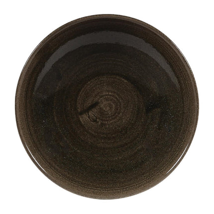 Stonecast Patina Evolve Iron Black Coupe Plates 182mm | Churchill