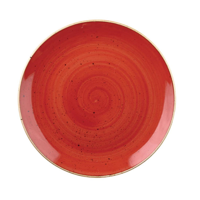 Stonecast Berry Red Evolve Coupe Bowl 24.8cm | Churchill