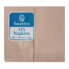 Compostable Kraft Folded Dinner Napkins 40cm