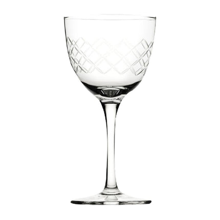 Diamond Nick and Nora Glasses 170ml | Utopia Raffles | Crystal Collection