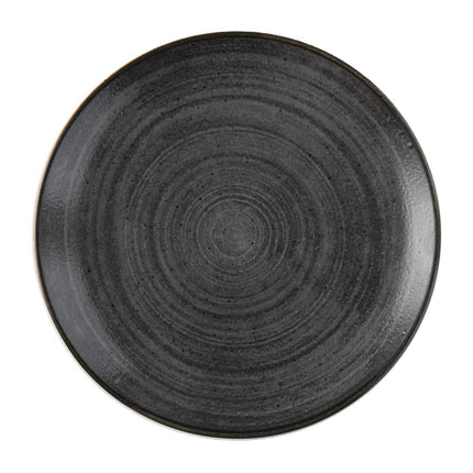 Coupe Plate Black Raw Evolve Stonecast | Churchill | 220mm