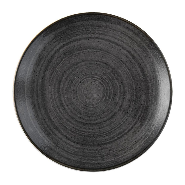 Coupe Plate Black Raw Evolve Stonecast | Churchill | 220mm