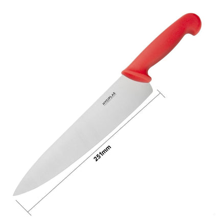 Chef's Knife 25.5cm Red | Hygiplas 5