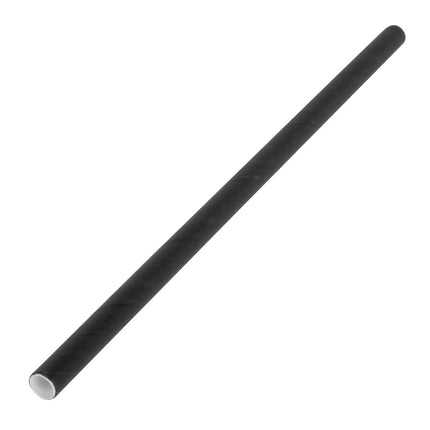 Compostable Paper Cocktail Straws Black | Fiesta | 250 Pieces 2