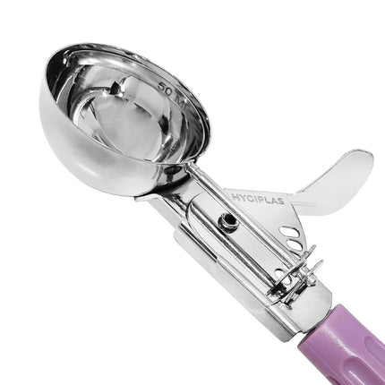 50ml Ice Cream Scoop with Purple Handle | Hygiplas 3