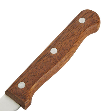 Steak Knives 21.5cm with Wooden or Black Plastic Handle | Olympia 6