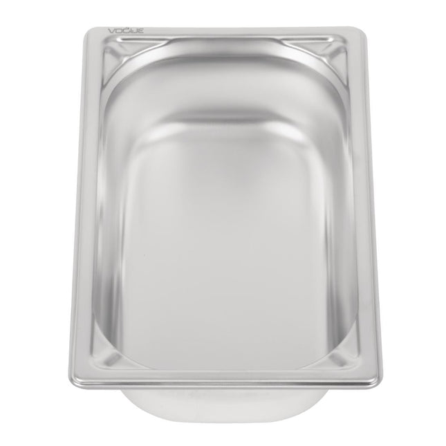Stainless Steel GN 1/4 Container 65mm Depth | Vogue 2