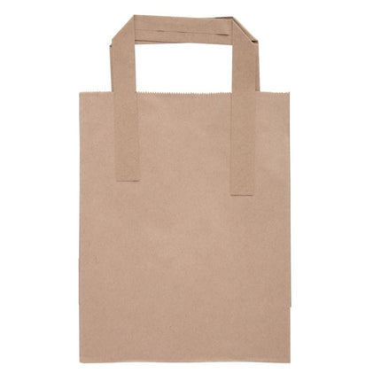 Fiesta Recyclable Brown Paper Carry Bags Small | 100% Recycled Kraft 2