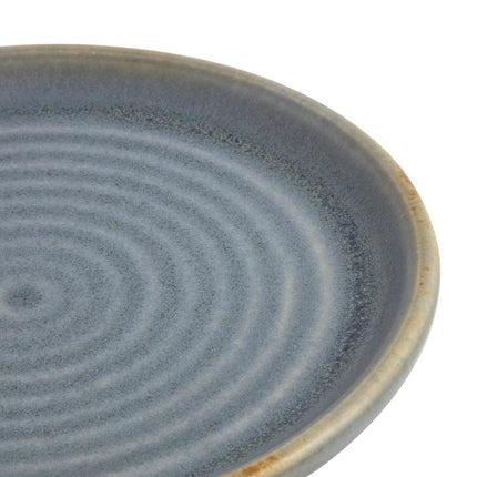 Round Canvas Plates with Narrow Blue Granite Rim | Olympia | 18 cm 4