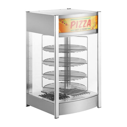 4-Tier Heated Pizza Display | Buffalo