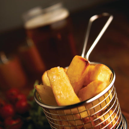Olympia Stainless Steel Fry Basket with Handle 8cm 2