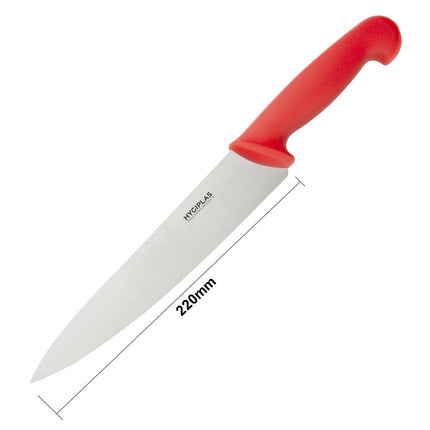 Chef's Knife 21.5cm Red | Hygiplas 5