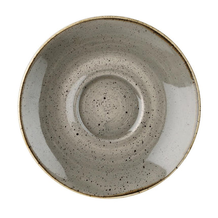 Cappuccino Saucer 15.6 cm | Churchill Stonecast Grey | 12 Pieces