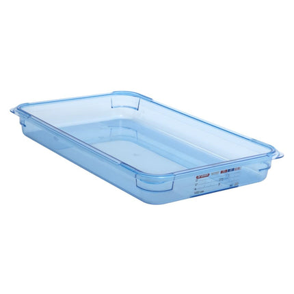 Blue ABS GN 1/1 Food Container 6.5 cm Deep | Araven