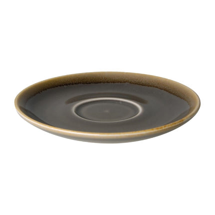 Kiln Grey Cappuccino Saucers 14 cm | Olympia | 6 Pieces 2