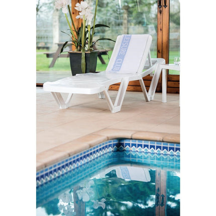 Resol White Adjustable Reclining Chairs Set of 4 2