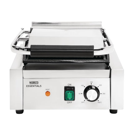 Contact Grill Grooved/Smooth Plates 36 x 31cm 1800W | Nisbets Essentials 8