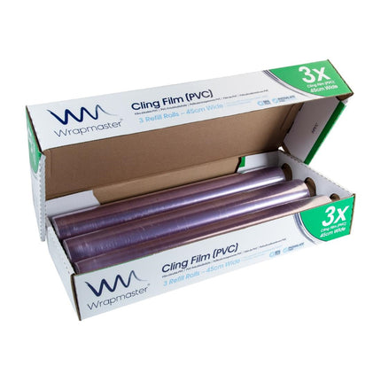Food Wrap Refill 45cm (3 Rolls) | Wrapmaster 3