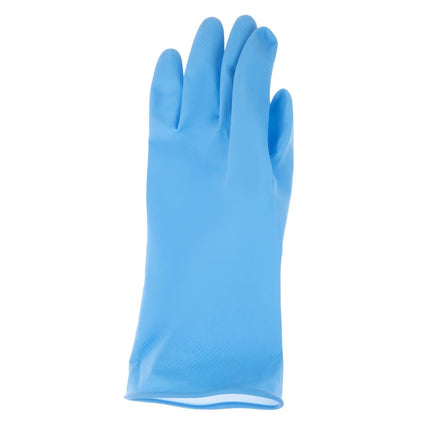 Household Latex Gloves Blue L | Jantex 5
