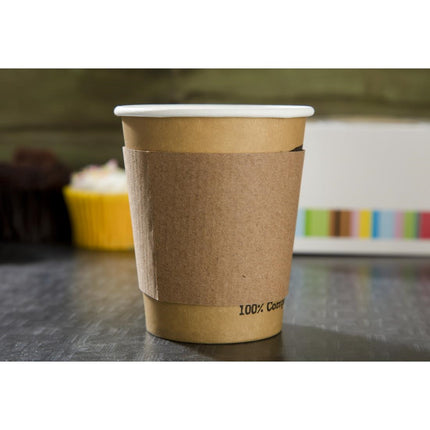 Corrugated Cardboard Cup Sleeves for 227ml Cups | 1000 Pieces 6