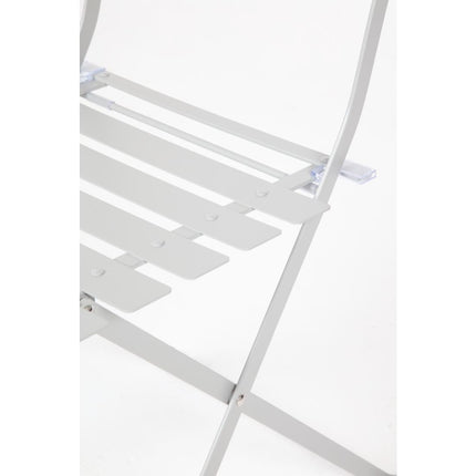 Steel Folding Chairs Grey | Bolero 3