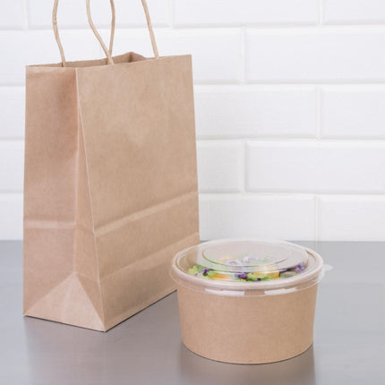 Compostable Round Kraft Salad Bowl 1L | Fiesta 5