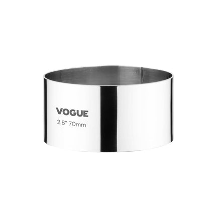 Stainless Steel Mousse Ring | Vogue | 35 x 70 mm