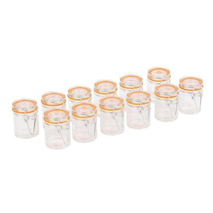 Mini Preserving Jar with Clip Lid and Rubber Seal | Vogue | 5cl 5