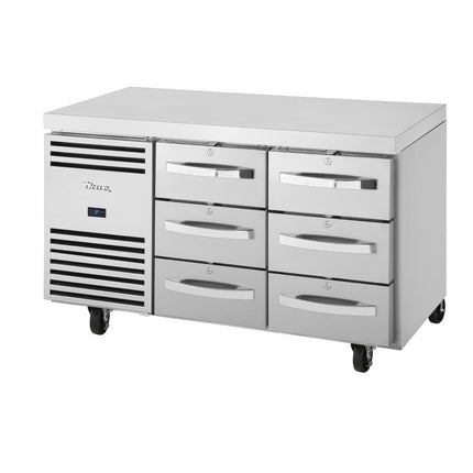 6-Drawer Workbench Refrigerator 166L | True 2