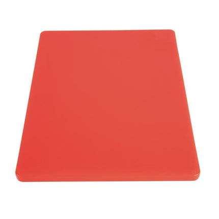 Red LDPE Cutting Board | Hygiplas | 30.5x22.9x1.2 cm 7