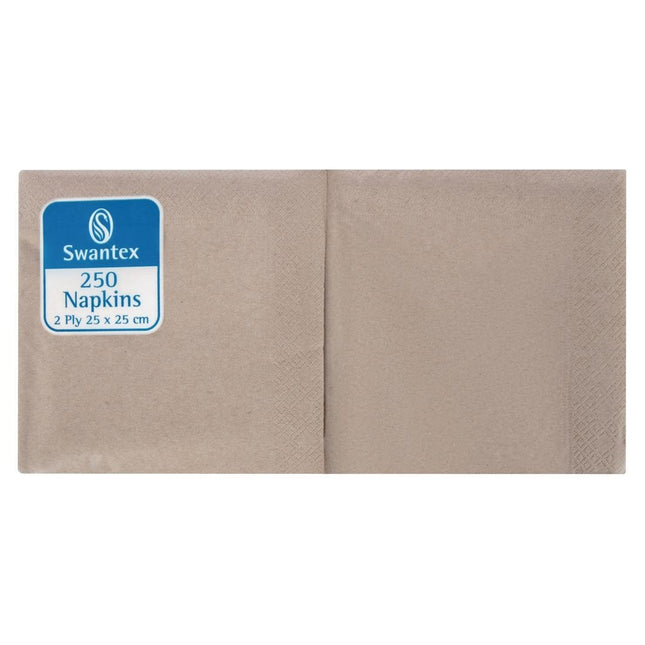 Compostable Kraft Cocktail Napkins 25cm