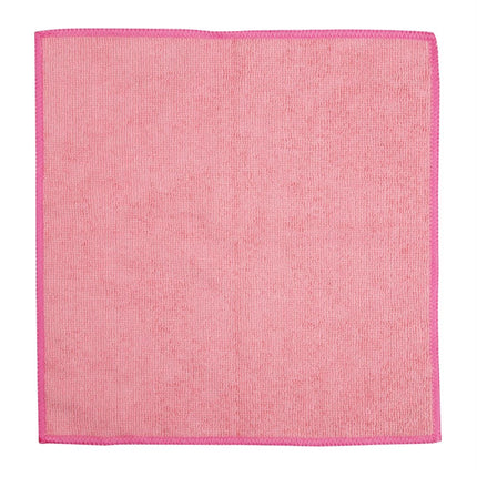 Pink Microfiber Cloths 40x40cm | Jantex | Pack of 5