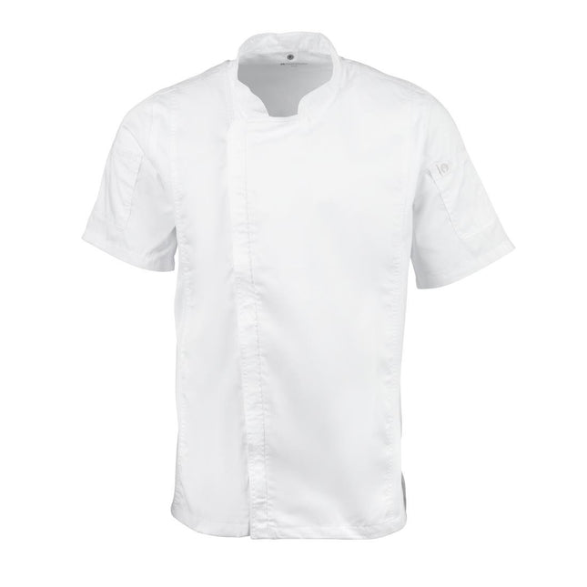 Unisex Chef Jacket with Zipper and Cool Vent Panels | Chef Works Springfield | White | M