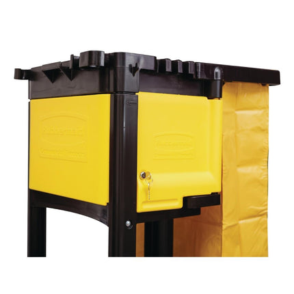 Cleaning Trolley Box with Lock | Rubbermaid L658