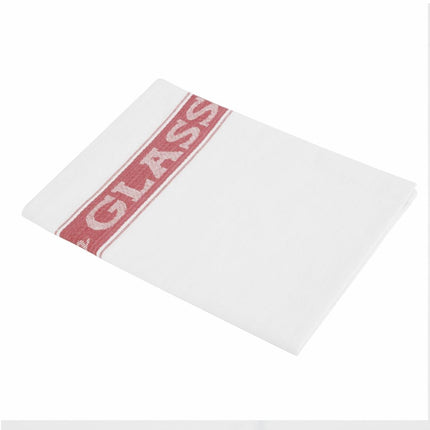 Half-Linen Glass Cloth | Vogue | 76 x 51 cm | Red 5