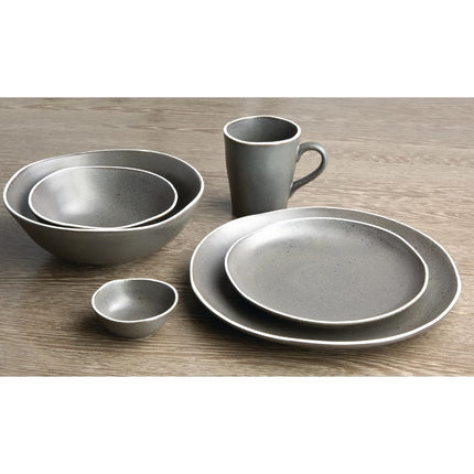 Chia Deep Bowls Grey 15.5cm (Set of 6) | Olympia 2