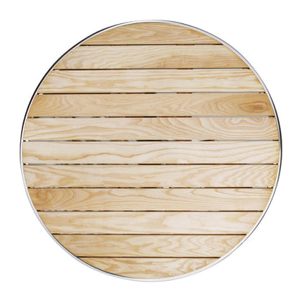 Round Table with Ash Wood Top 80cm | Bolero 2