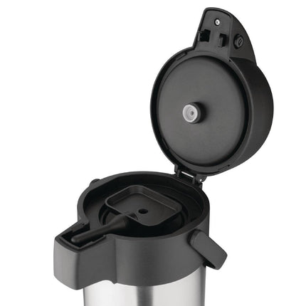 Olympia Stainless Steel Pump Thermos Jug 2.5 L 6