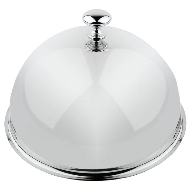Stainless Steel Cloche 29.5 cm | APS | 18/0 High Gloss with Chrome Knob 2